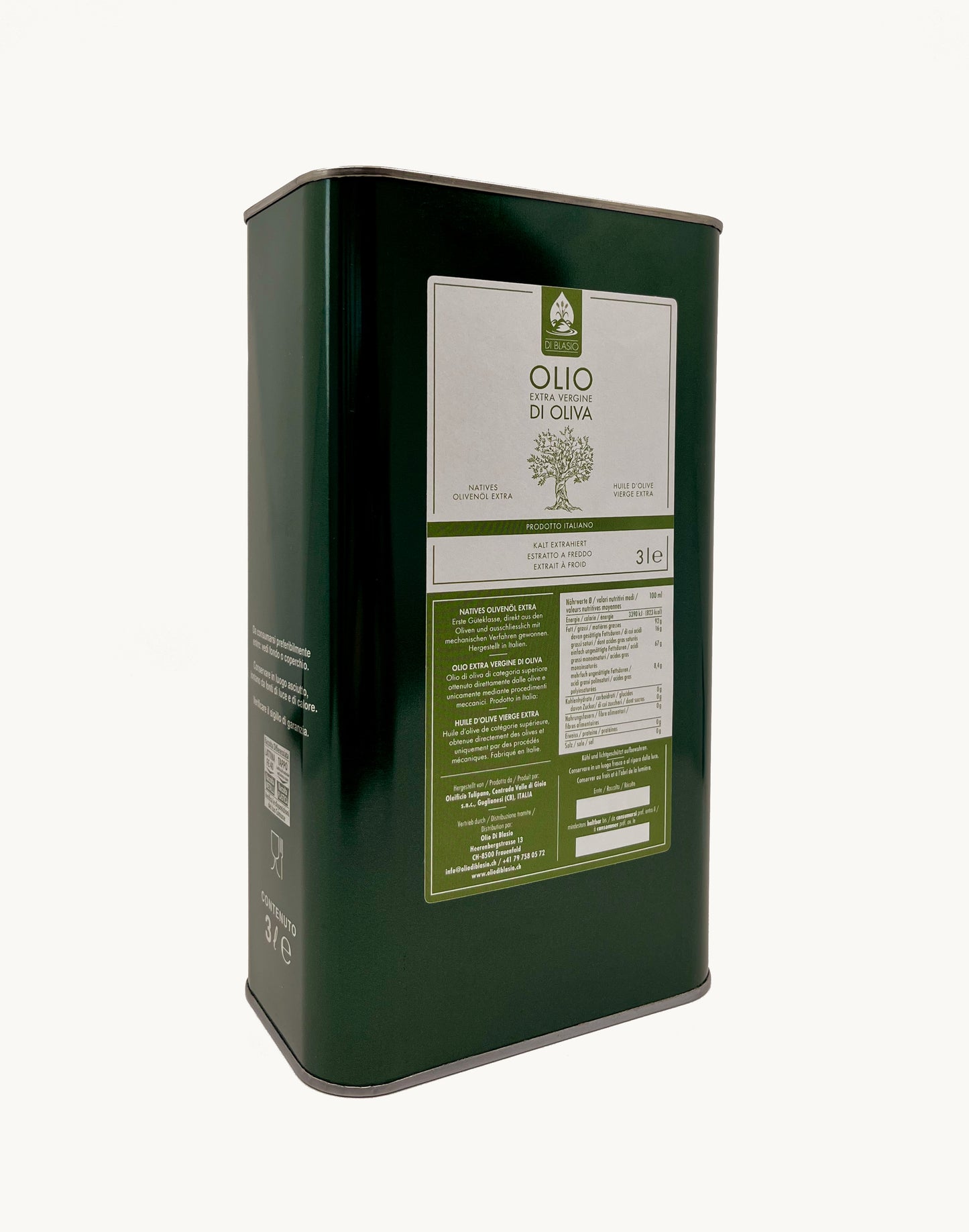 Olio Extra Vergine di Oliva Di Blasio - 3L Kanister