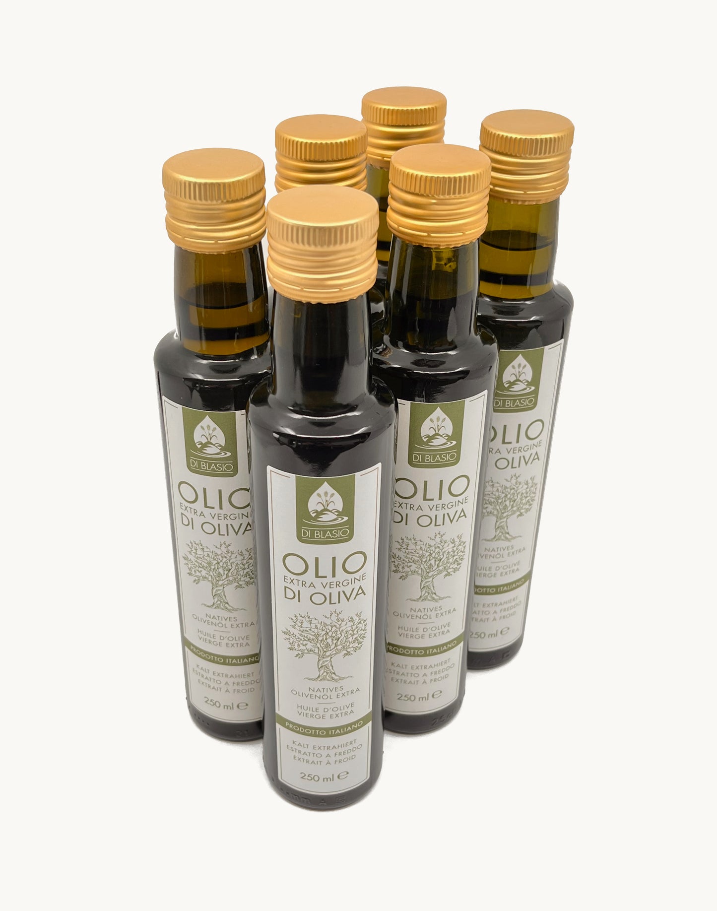 Olio Extra Vergine di Oliva Di Blasio - Set aus 6x250ml Flaschen